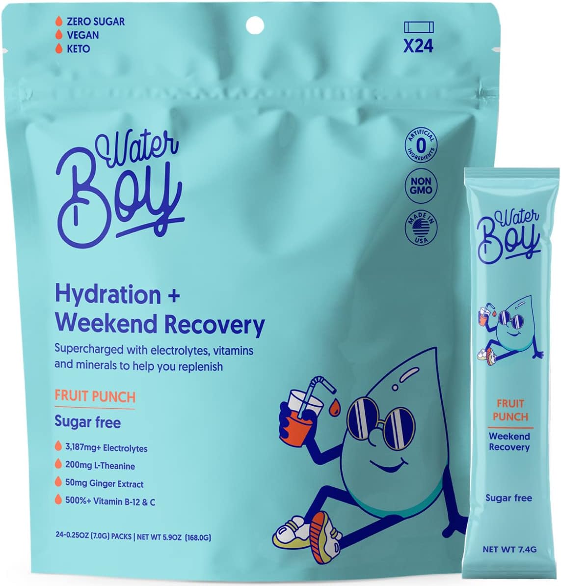 Waterboy Weekend Recovery | 3,187mg Electrolyte Powder [...]