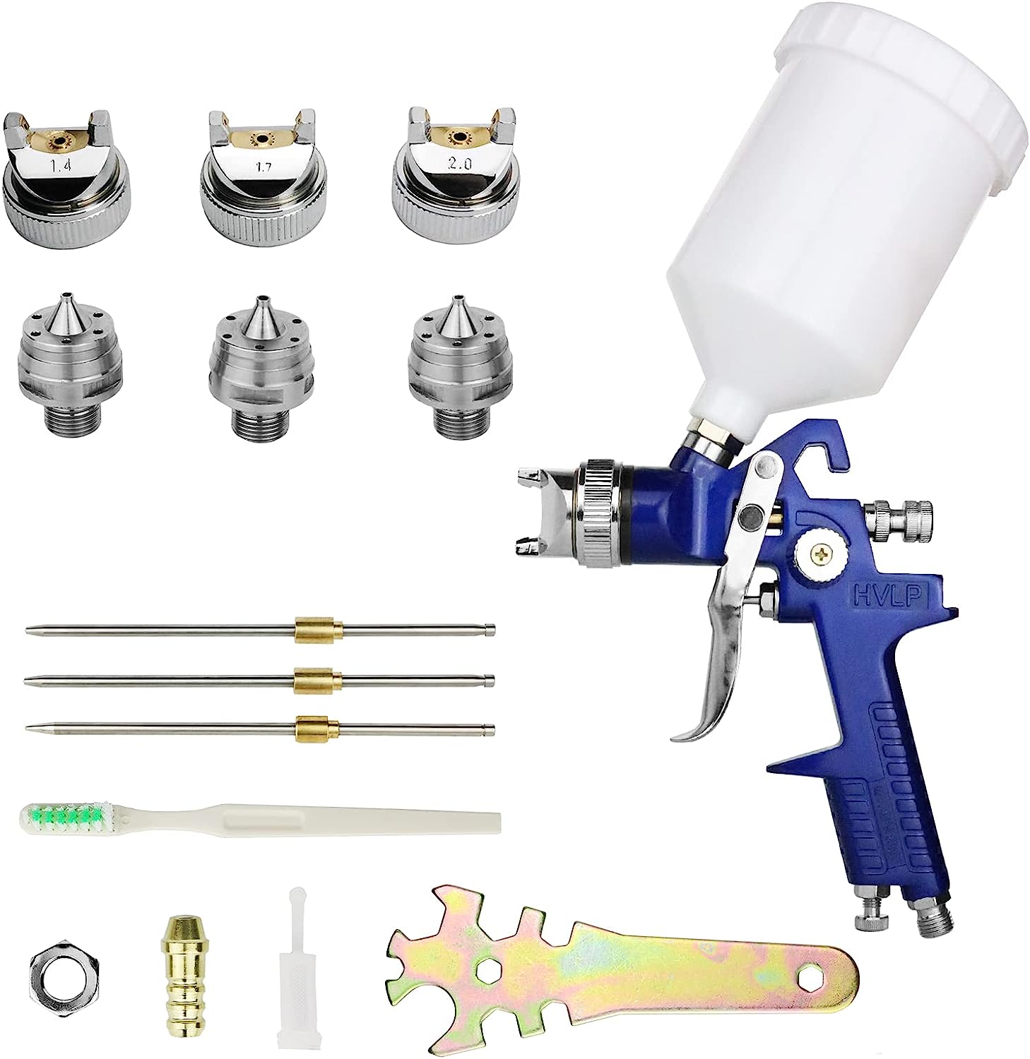 HVLP Spray Gun with Replaceable 1.4mm 1.7mm 2.0mm [...]