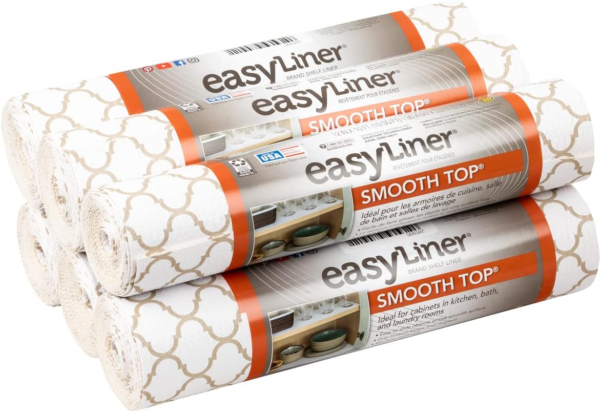 Duck EasyLiner Brand Smooth Top Shelf Liner, Taupe [...]