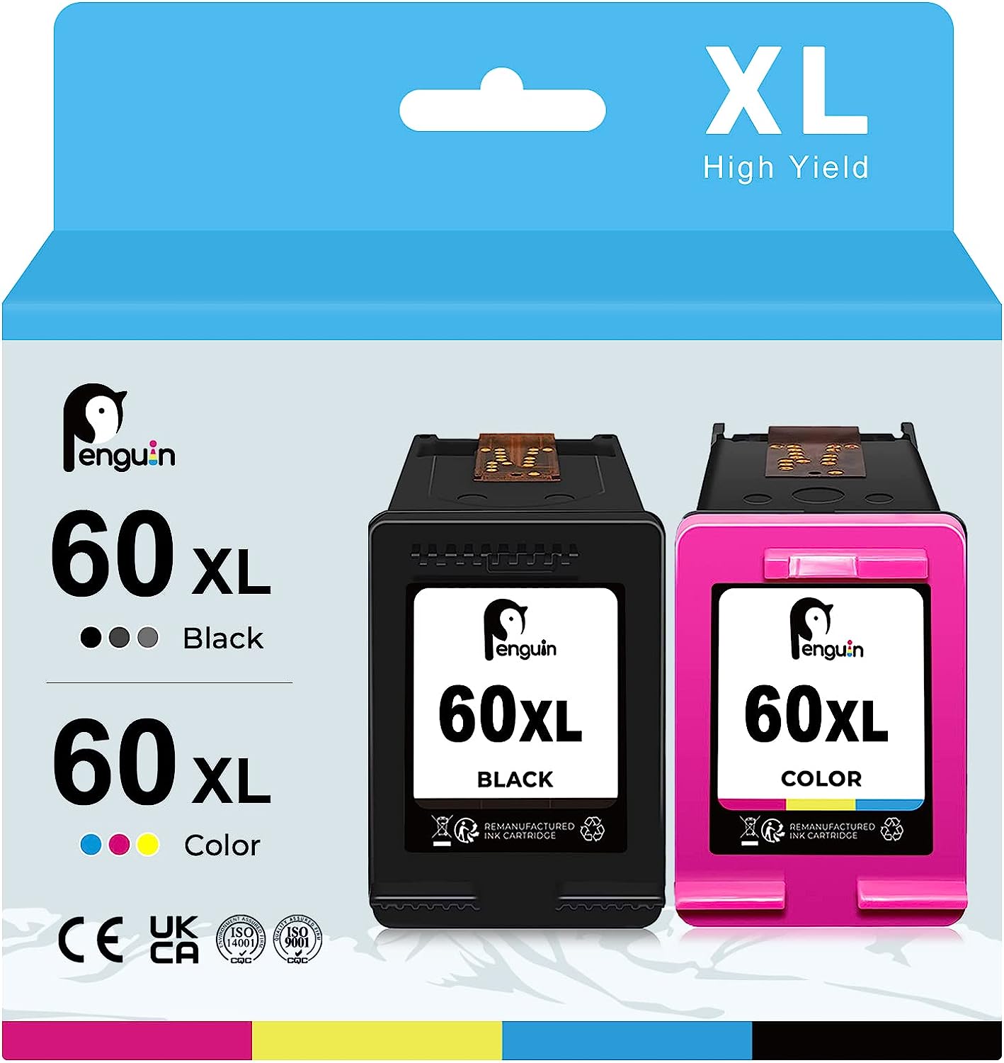 Penguin 60XL (1 Black,1 Color) Remanufactured Printer [...]