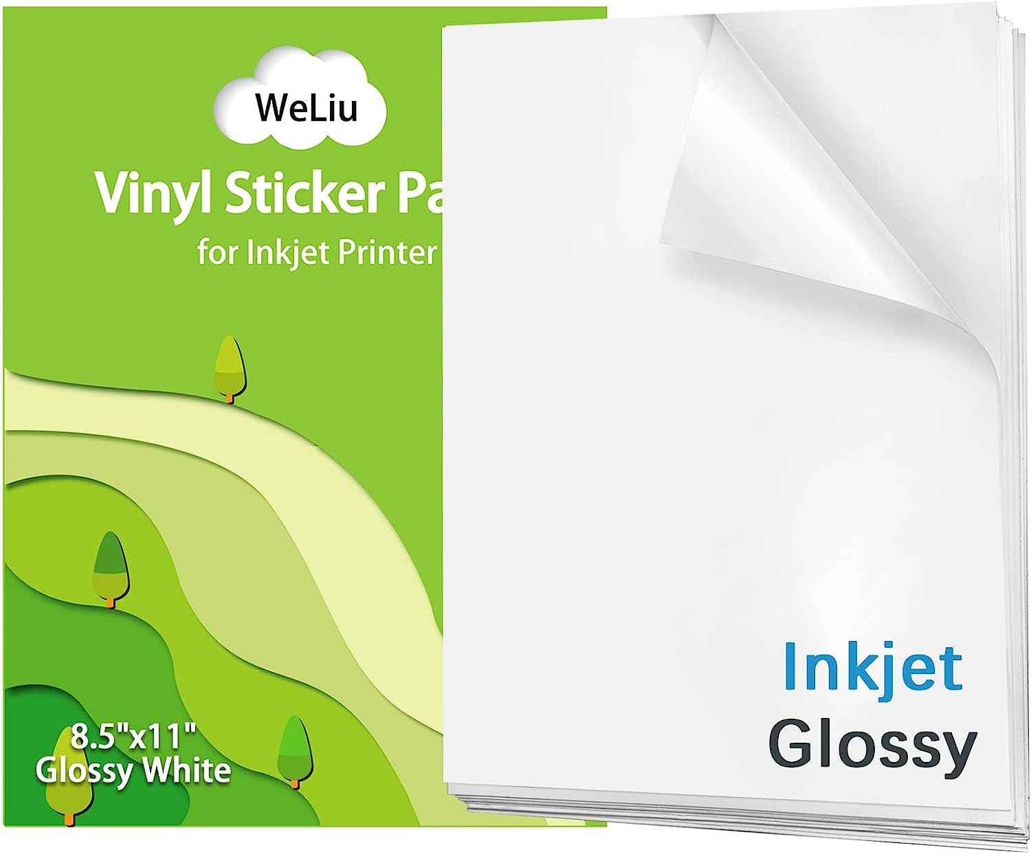 Printable Vinyl Sticker Paper for Inkjet Printer - [...]