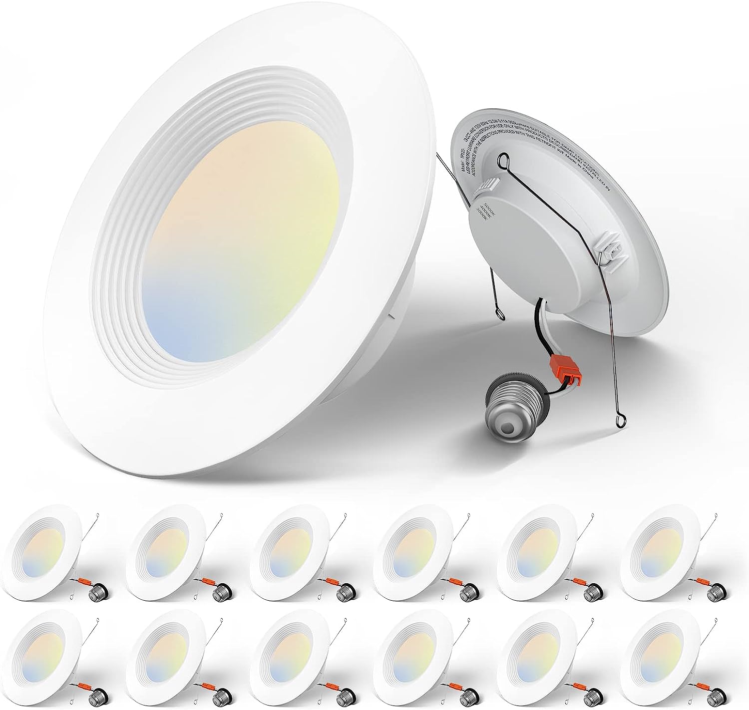 Amico 5/6 inch 3CCT LED Recessed Lighting 12 Pack, [...]