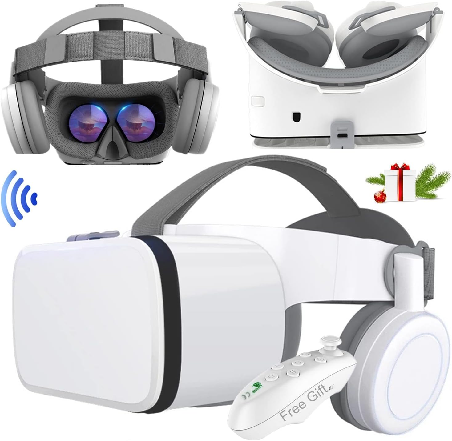 VR Headset, Virtual Reality Headset w/Controller & [...]