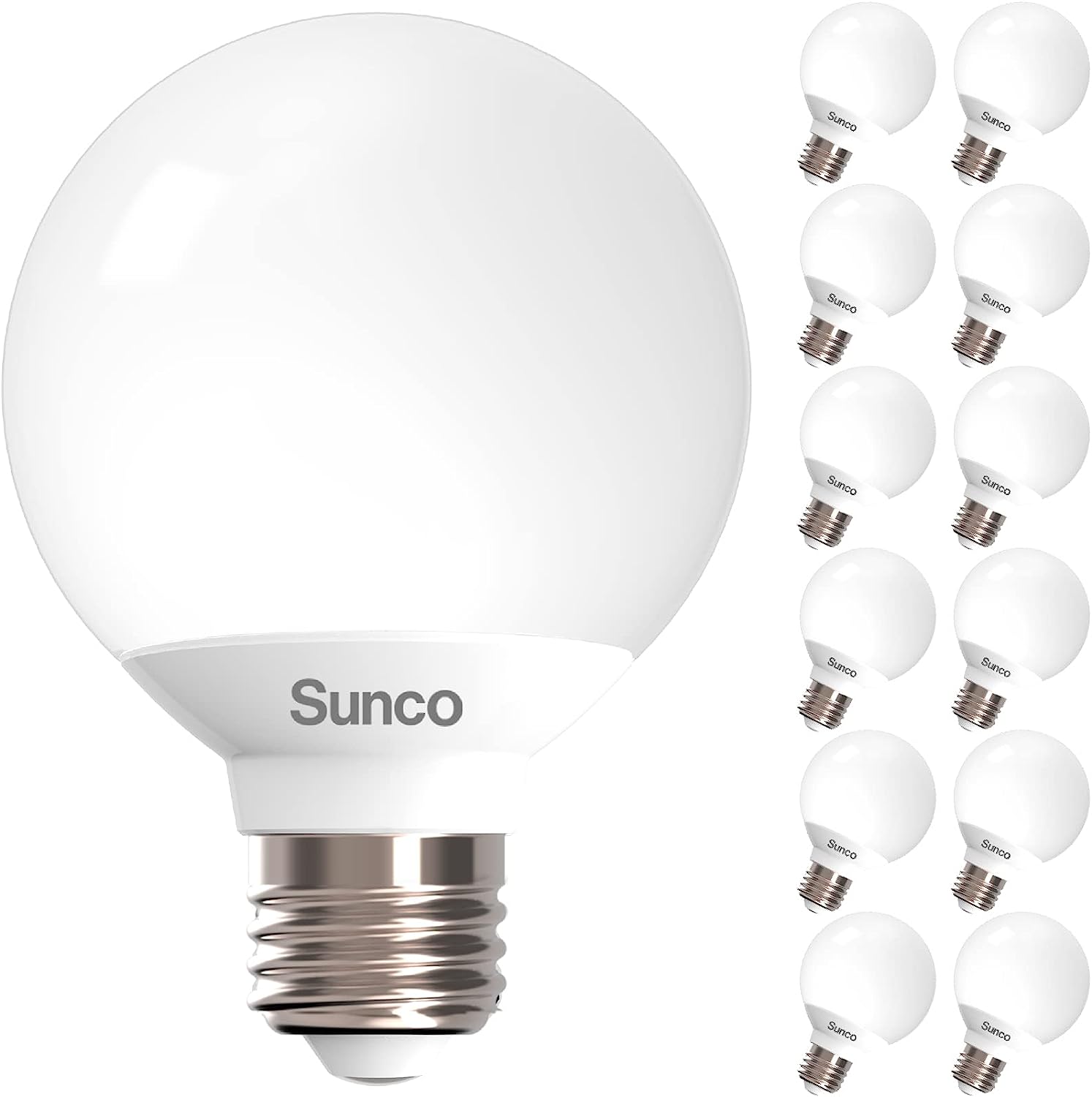 Sunco 12 Pack Vanity Globe Light Bulbs G25 LED for [...]
