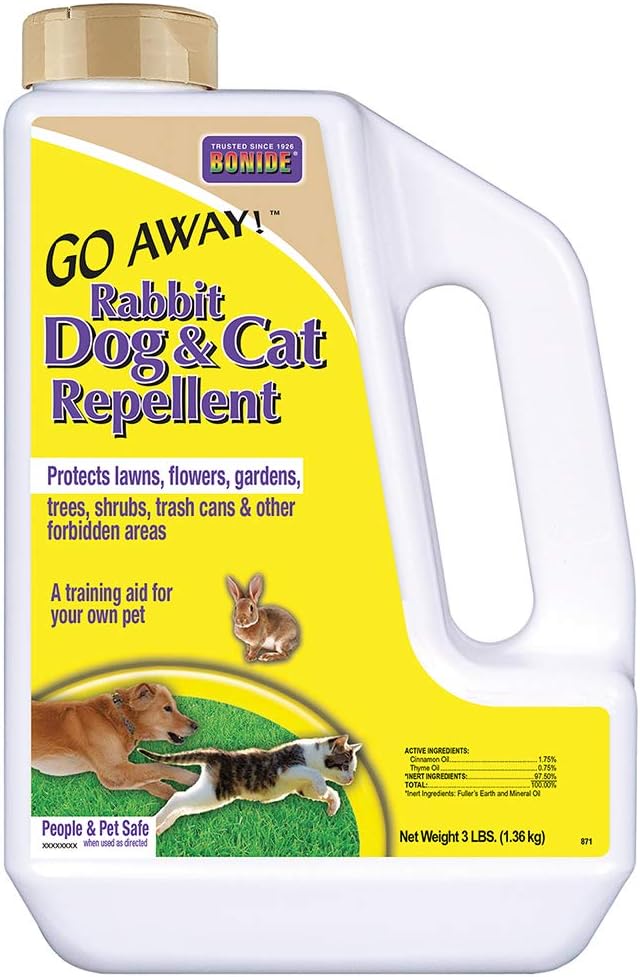 Bonide Go Away! Rabbit, Dog, & Cat Repellent Granules, [...]