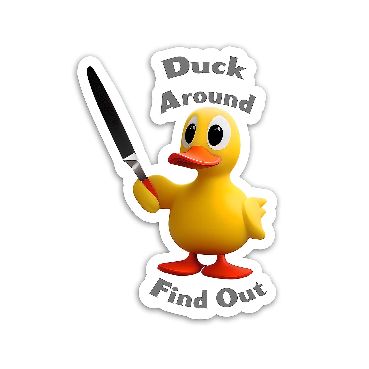 Miraki Duck Around And Find Out Stickers, Duck Full [...]