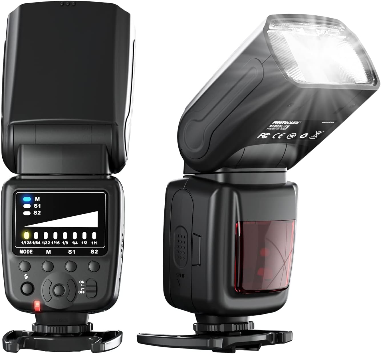 PHOTOOLEX FK300 Camera Flash Speedlite for Canon Nikon [...]