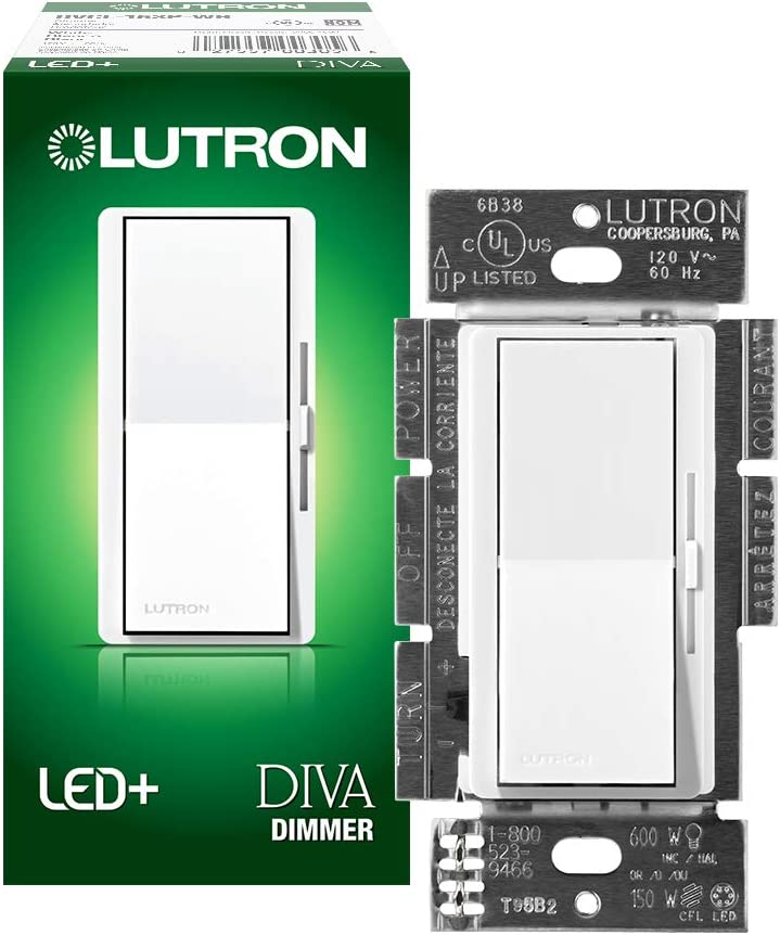 Lutron Diva LED+ Dimmer Switch for Dimmable LED, [...]