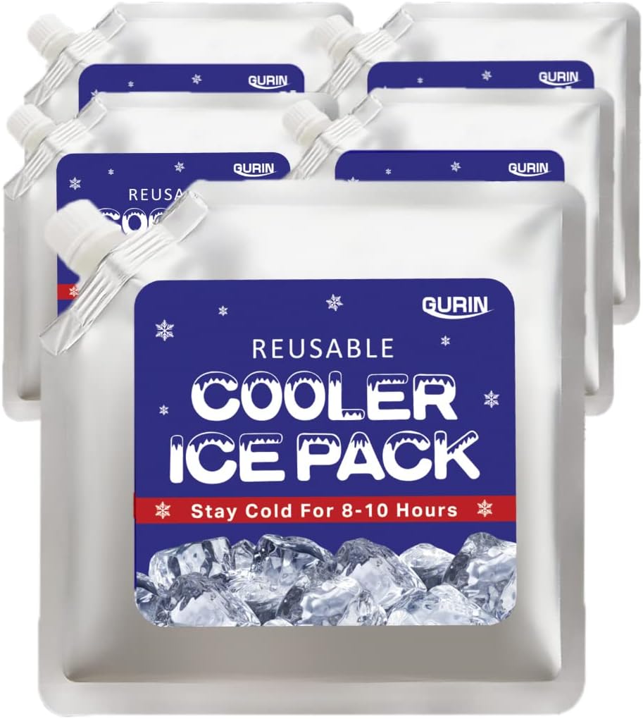 GURIN Cooler Ice Packs - Reusable Ice Packs for Lunch [...]