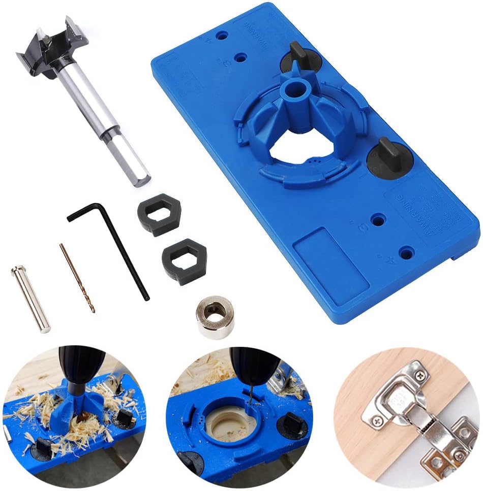 35mm Concealed Hinge Jig kit, Woodworking Tool Drill [...]
