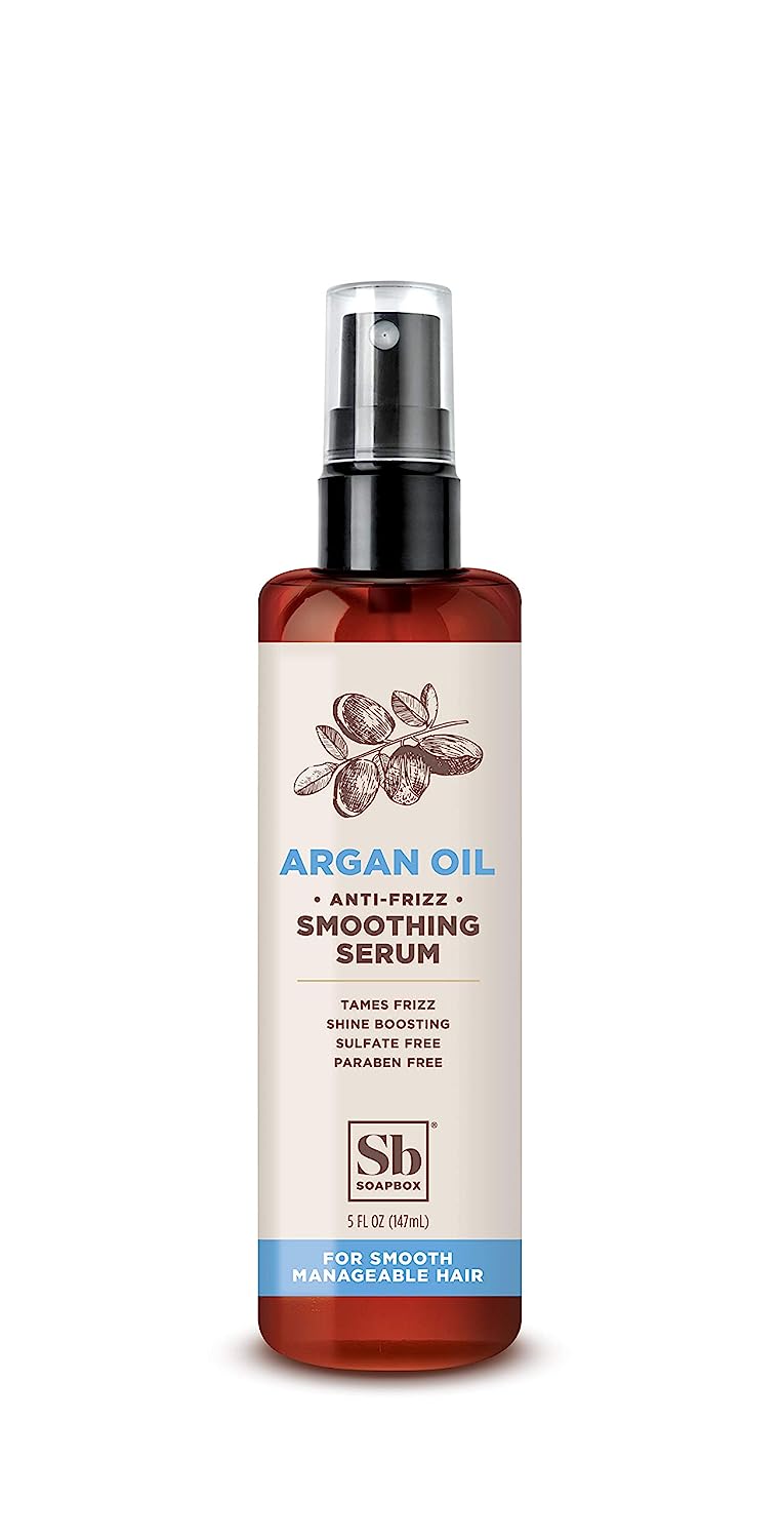 Soapbox Argan Oil Smoothing Serum, Anti-Frizz Serum [...]