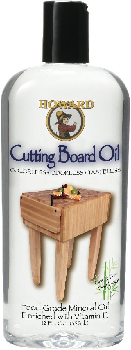 Howard Products BBB012 Cutting Board Oil, 12 oz