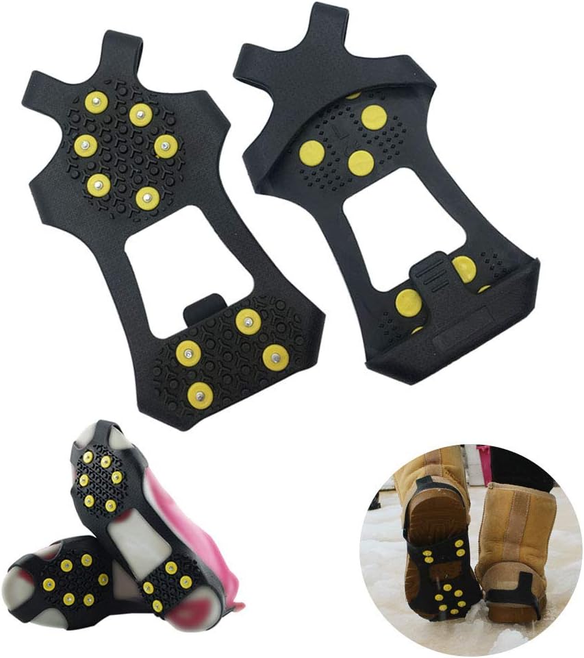 Ice Cleats Snow Traction Cleats Crampons for Shoe and [...]