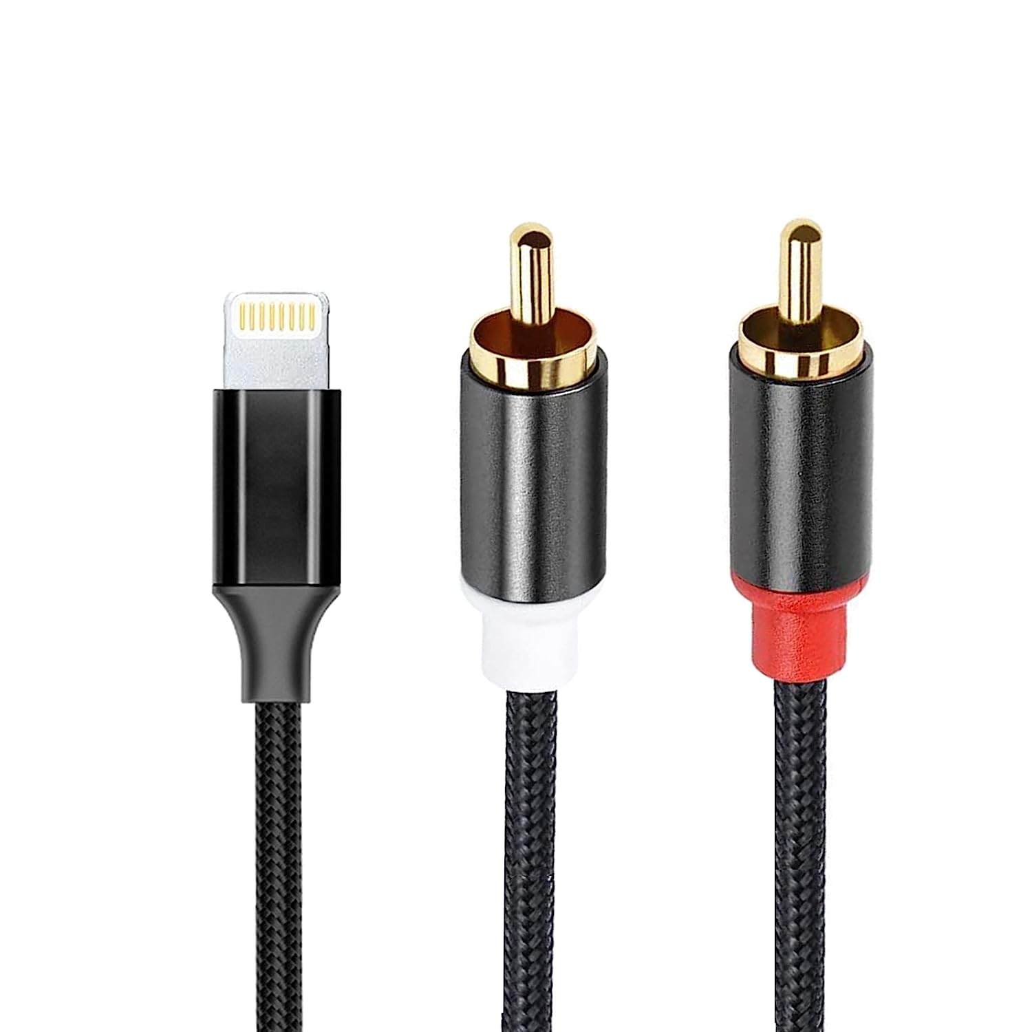 [Apple MFi Certified] Lightning to RCA Cable Audio Aux [...]