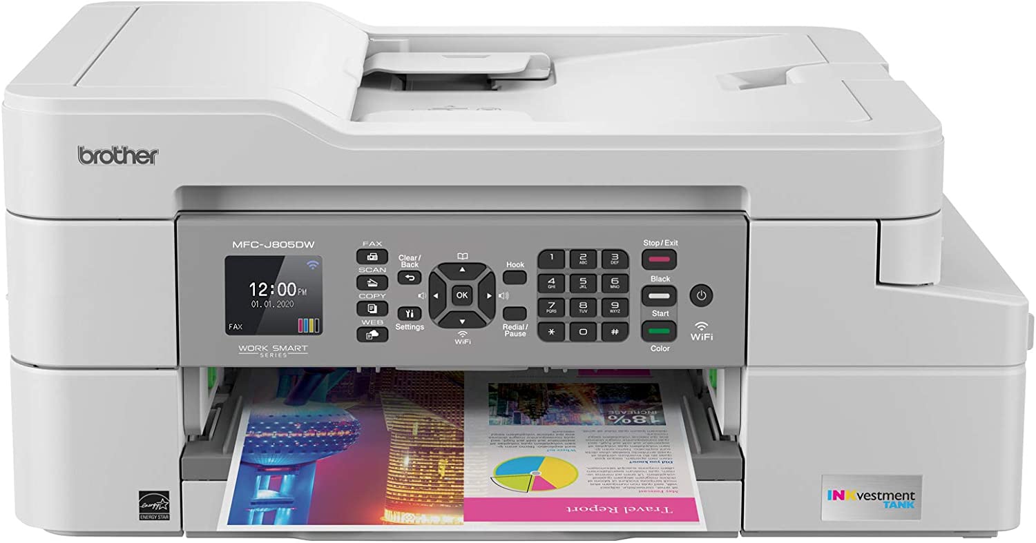 Brother MFC-J805DW INKvestmentTank Color Inkjet All- [...]