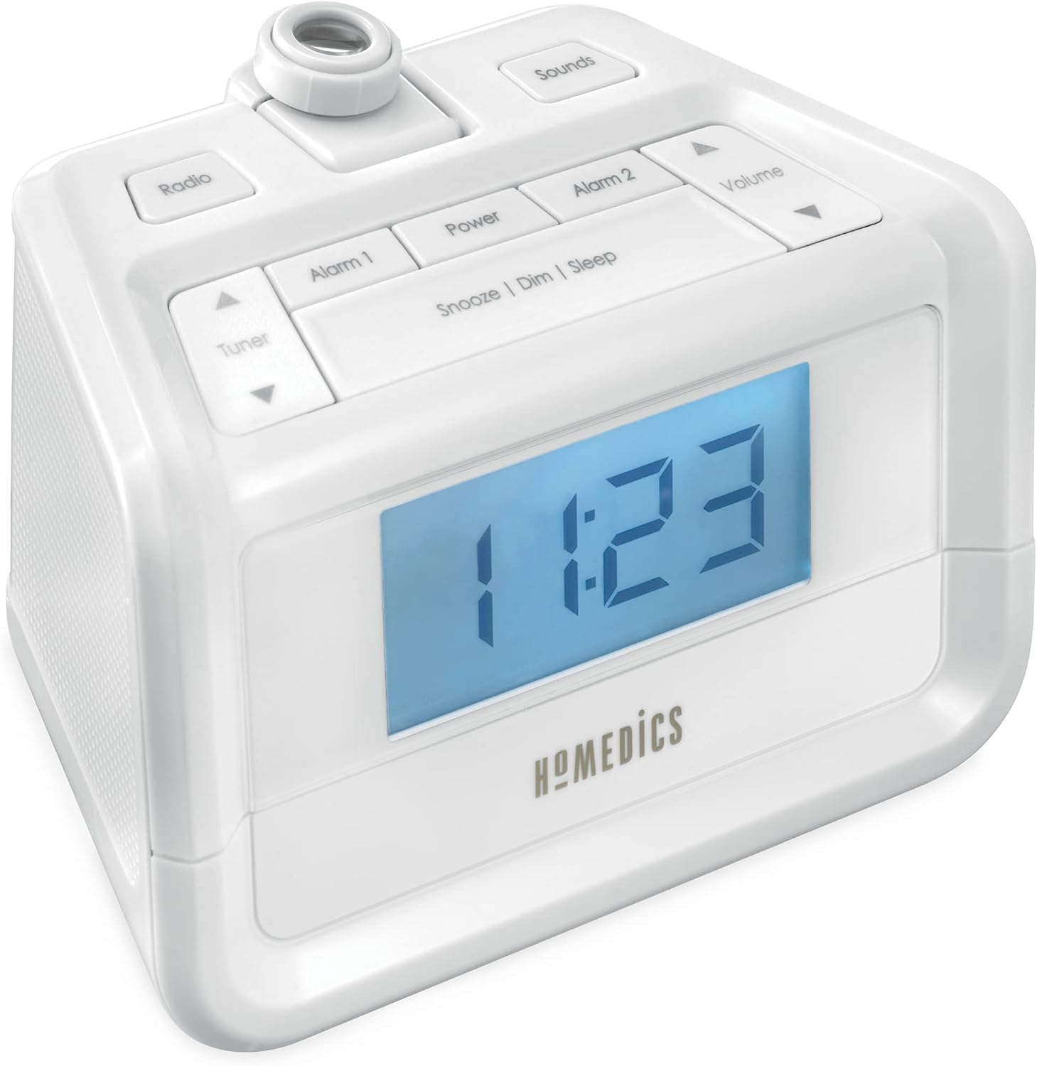 Homedics Sound Machine and Alarm Clock with Time [...]