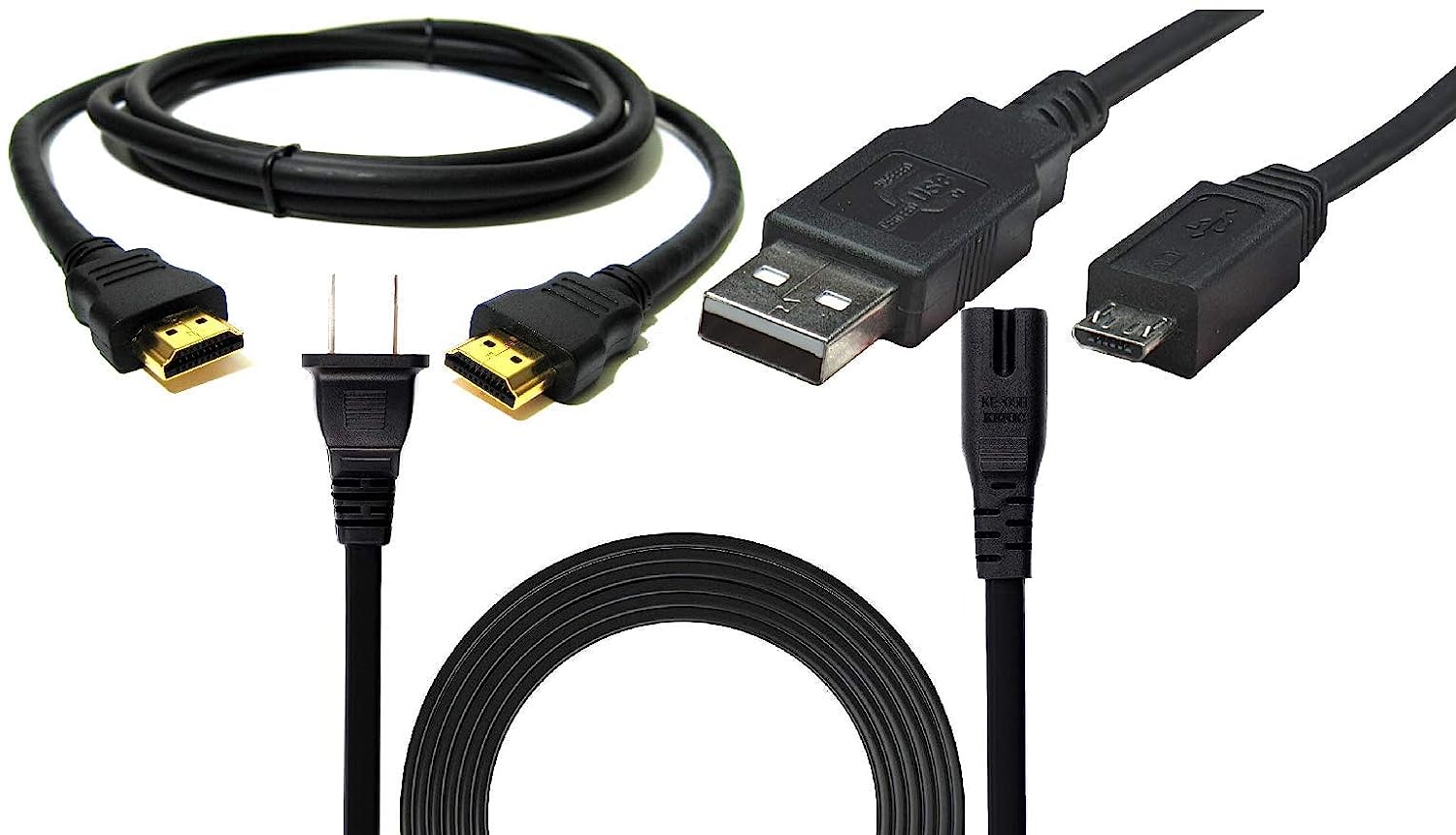 BRENDEZ Replacement Set of Cables,- HDMI Cable with [...]