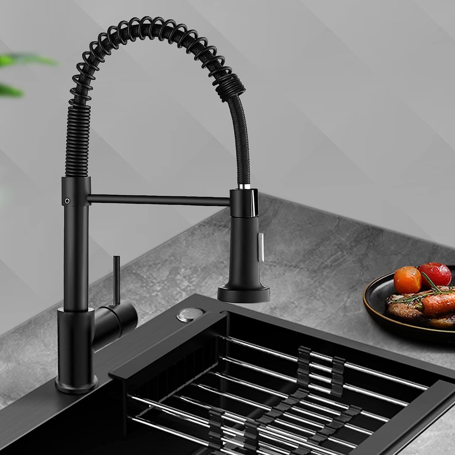 Kitchen Faucets with Pull Down Sprayer, Commercial [...]