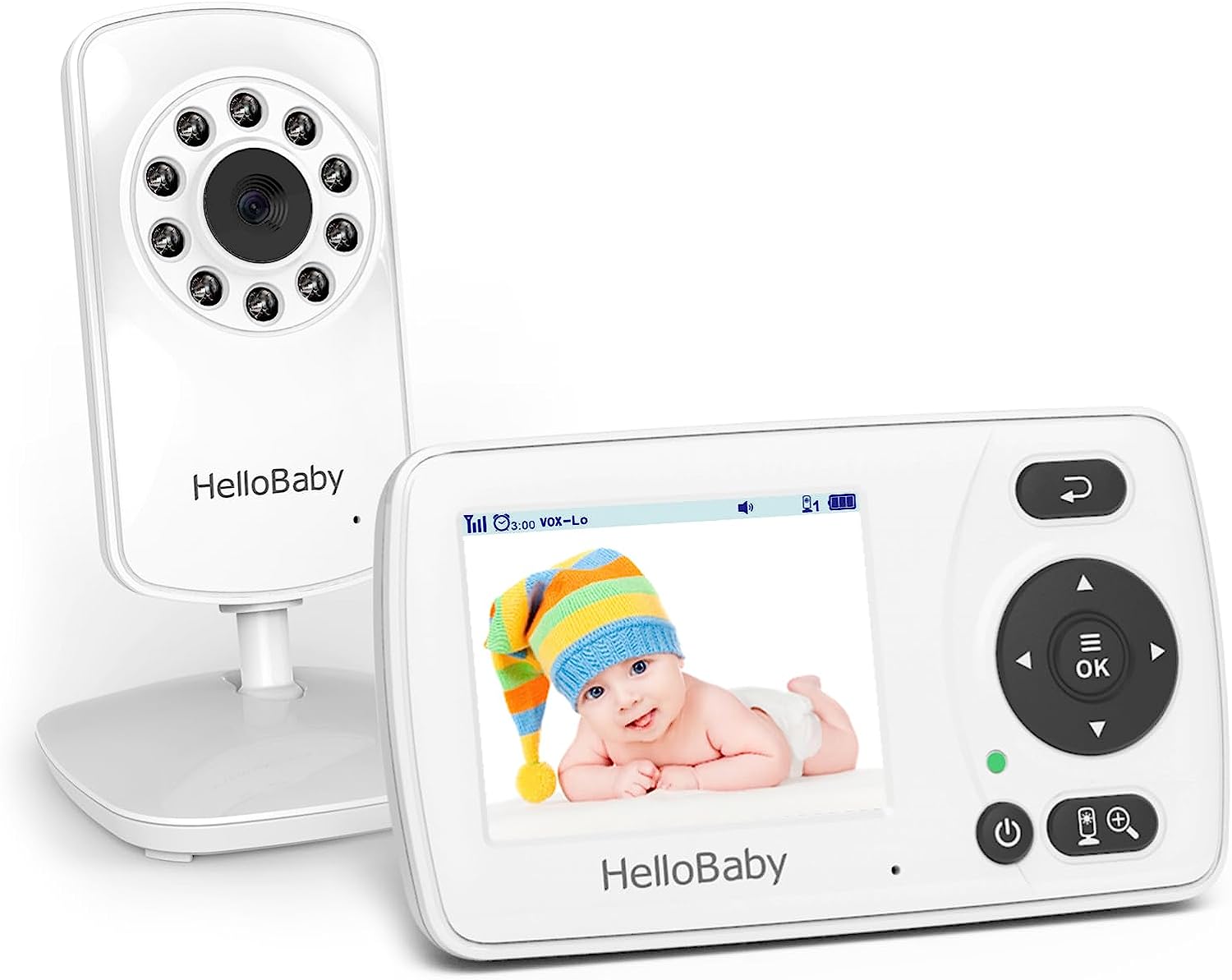 HelloBaby Monitor with Camera and Audio, 1000ft Long [...]