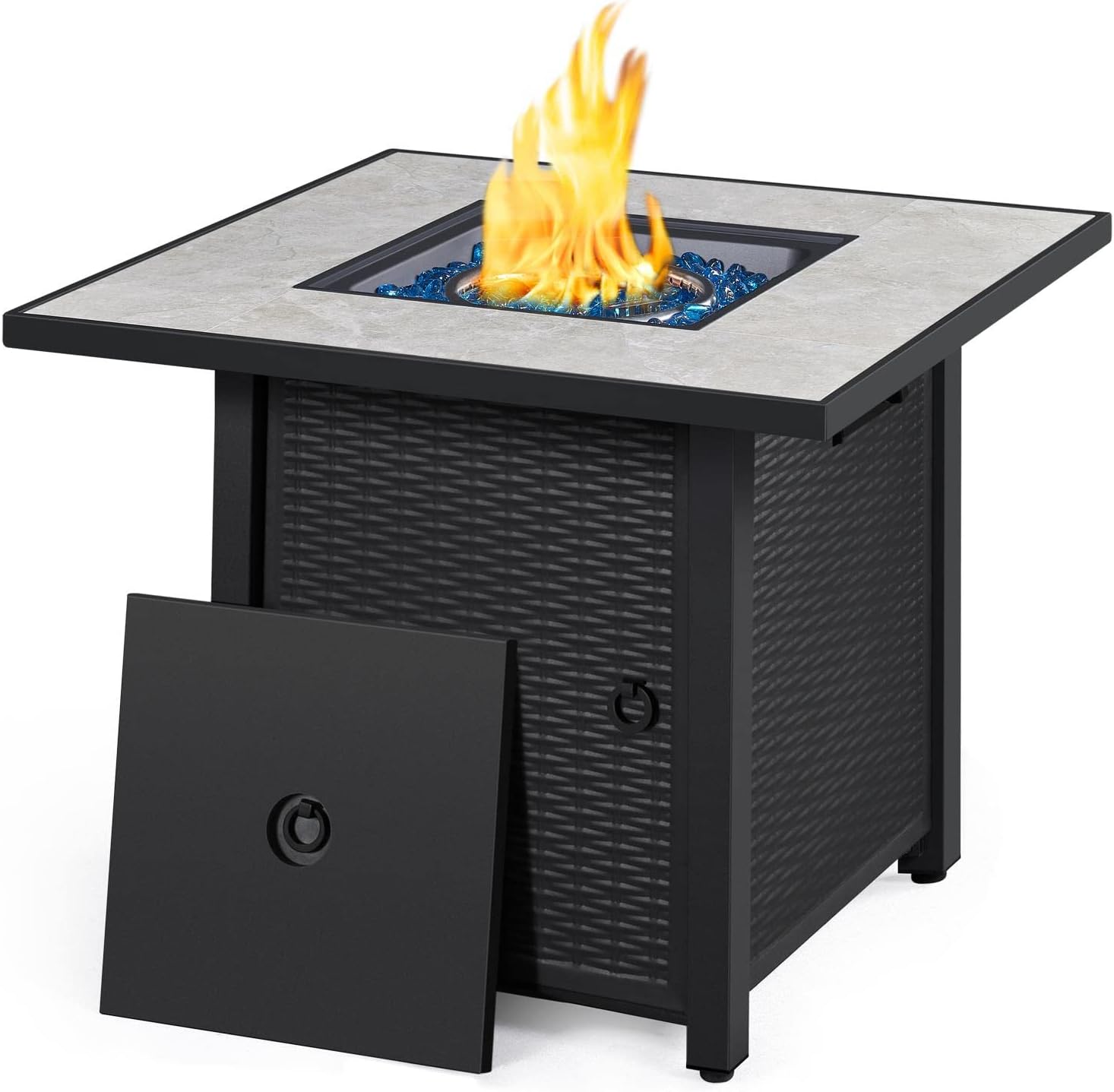 Yaheetech Fire Pit Table 30in Propane Fire Pit 50,000 [...]