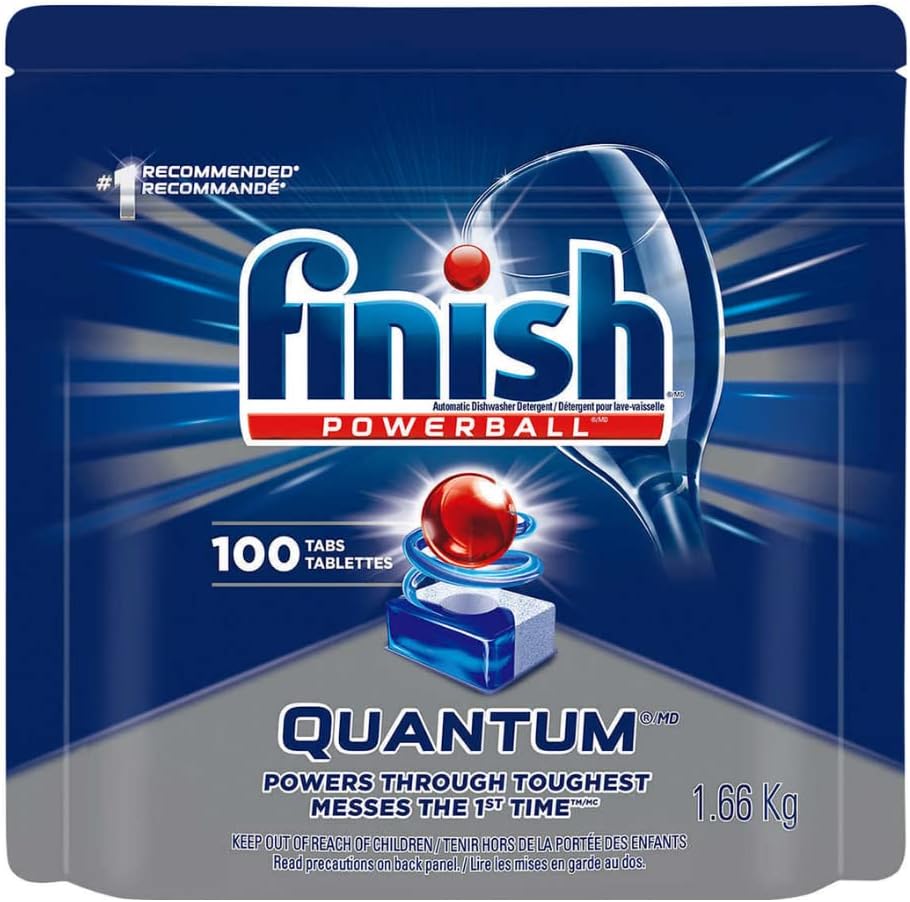 Finish Quantum Powerballs Dishwashing Detergent Tabs [...]