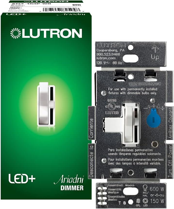 Lutron Ariadni/Toggler LED+ Dimmer | 150-Watt, Single- [...]
