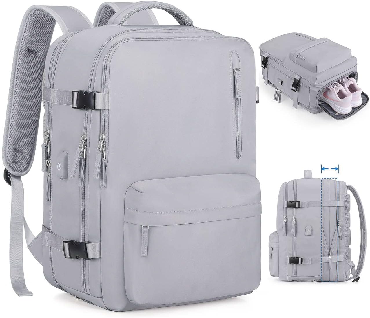 Large Travel Laptop Backpack, Expandable 45L Carry On [...]