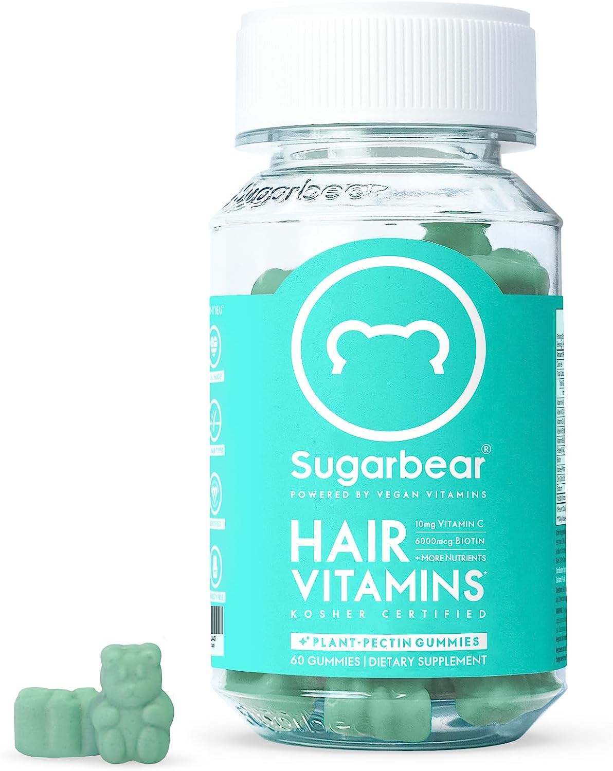 Sugarbear Hair Vegan Vitamin Gummies for Normal Hair [...]