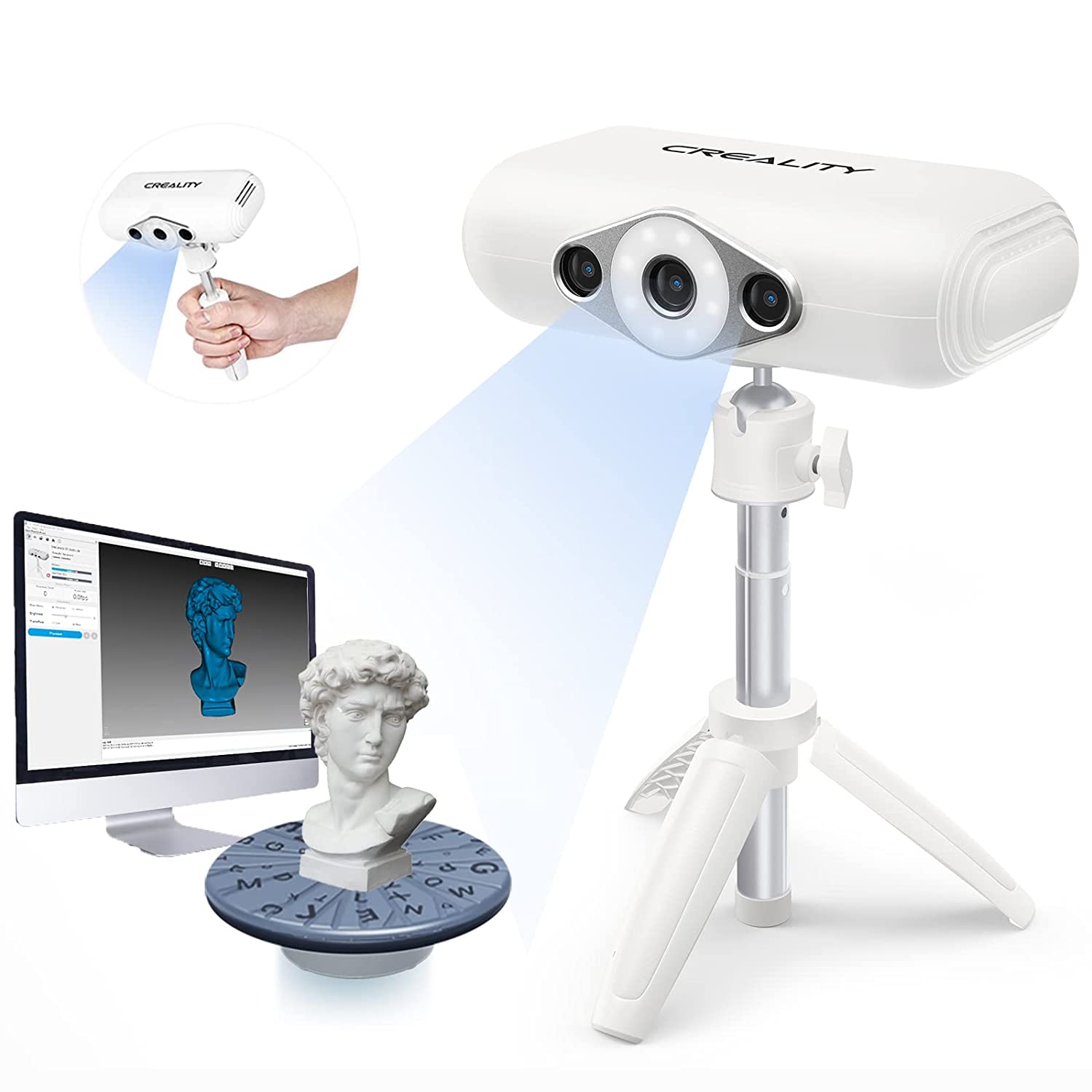 CR Scan Lizard 3D Scanner, Up to 0.05mm Accuracy, 10 [...]