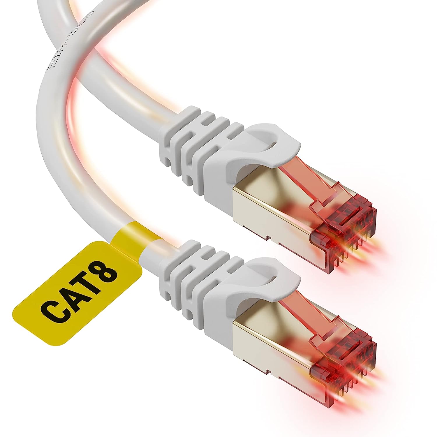 Cat 8 Ethernet Cable 6ft (2 Pack) - High Speed Cat8 [...]