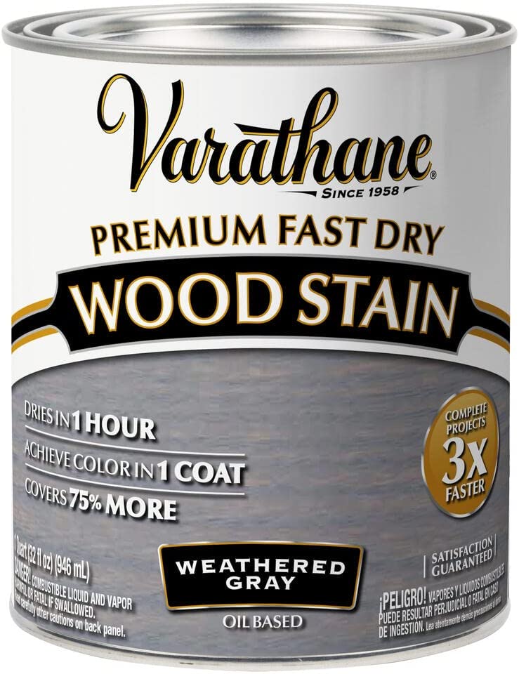 Varathane 269394 Premium Fast Dry Wood Stain, Quart, [...]