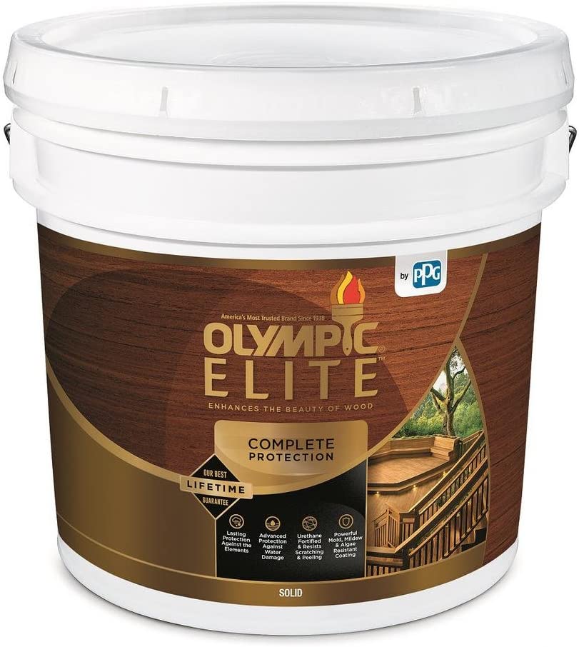 Olympic Elite Advanced Solid Color Stain and Sealant [...]