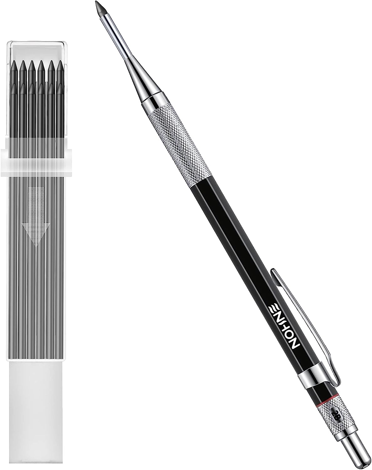 Enhon 2 MM Carpenter Pencils Set with 12 Marker [...]