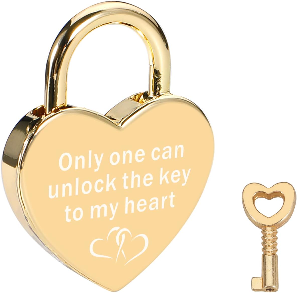 Valentines Day Gifts for Women Men Personal Heart Lock [...]