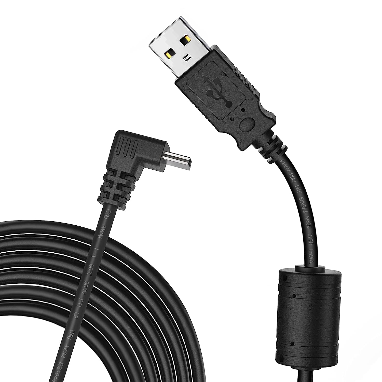 Pixelman Charging Cable for Garmin GPS,(18AWG 5ft) 90 [...]