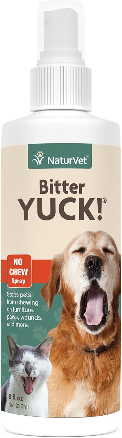 NaturVet Bitter Yuck! No Chew Spray for Dogs, Cats, [...]