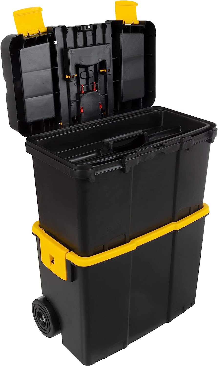 Portable Tool Box with Wheels - Stackable 2-in-1 Tool [...]
