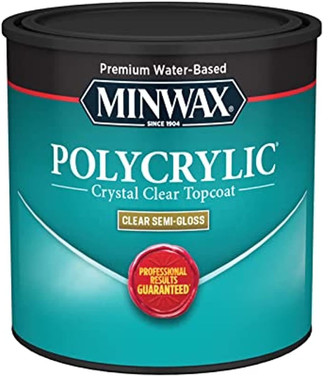 1/2 pt Minwax 24444 Clear Polycrylic Water-Based [...]