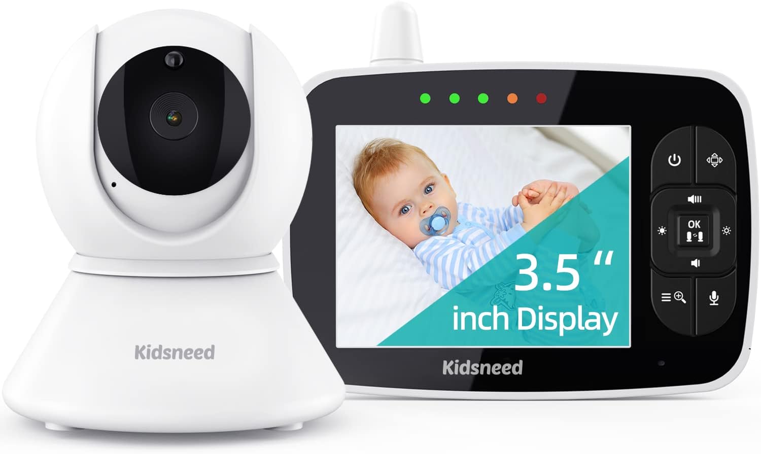 Baby Monitor with Camera and Audio - 3.5 Inch Video [...]