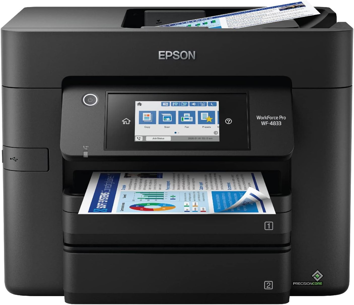 Epson Workforce Pro WF-4833 Wireless All-in-One Color [...]