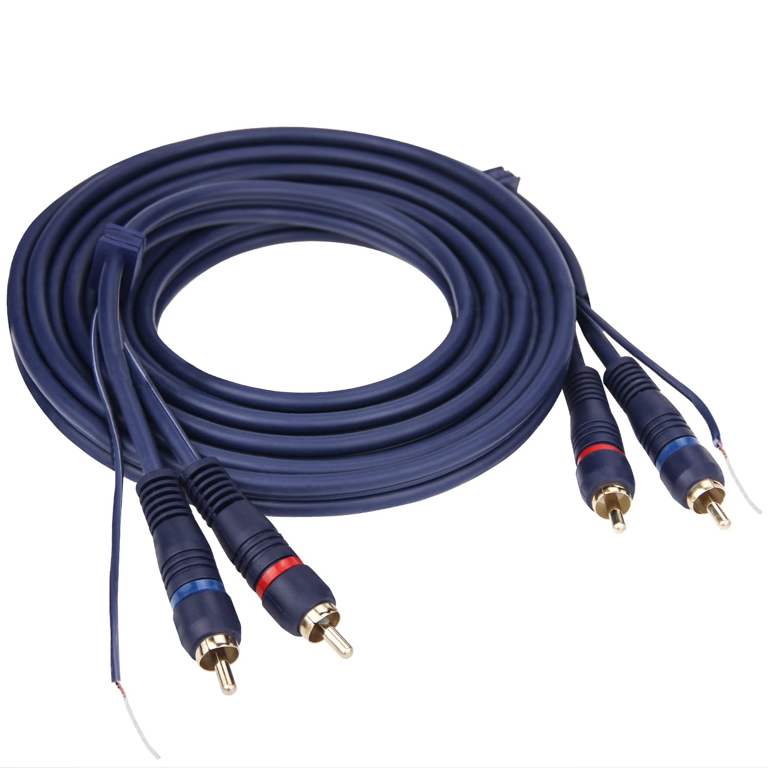 RCA Cable with Ground Wire, 10ft Turntable Cable Gold [...]