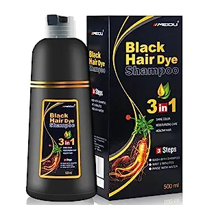 Black Hair Dye Shampoo/MeiDu Hair Dye Shampoo 3 in 1/ [...]