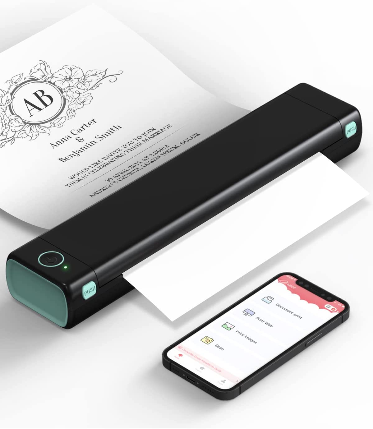 Phomemo Portable Printer Wireless for Travel, [New] [...]