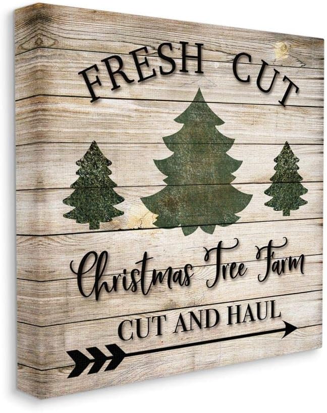 Stupell Industries Rustic Fresh Cut Tree Christmas [...]