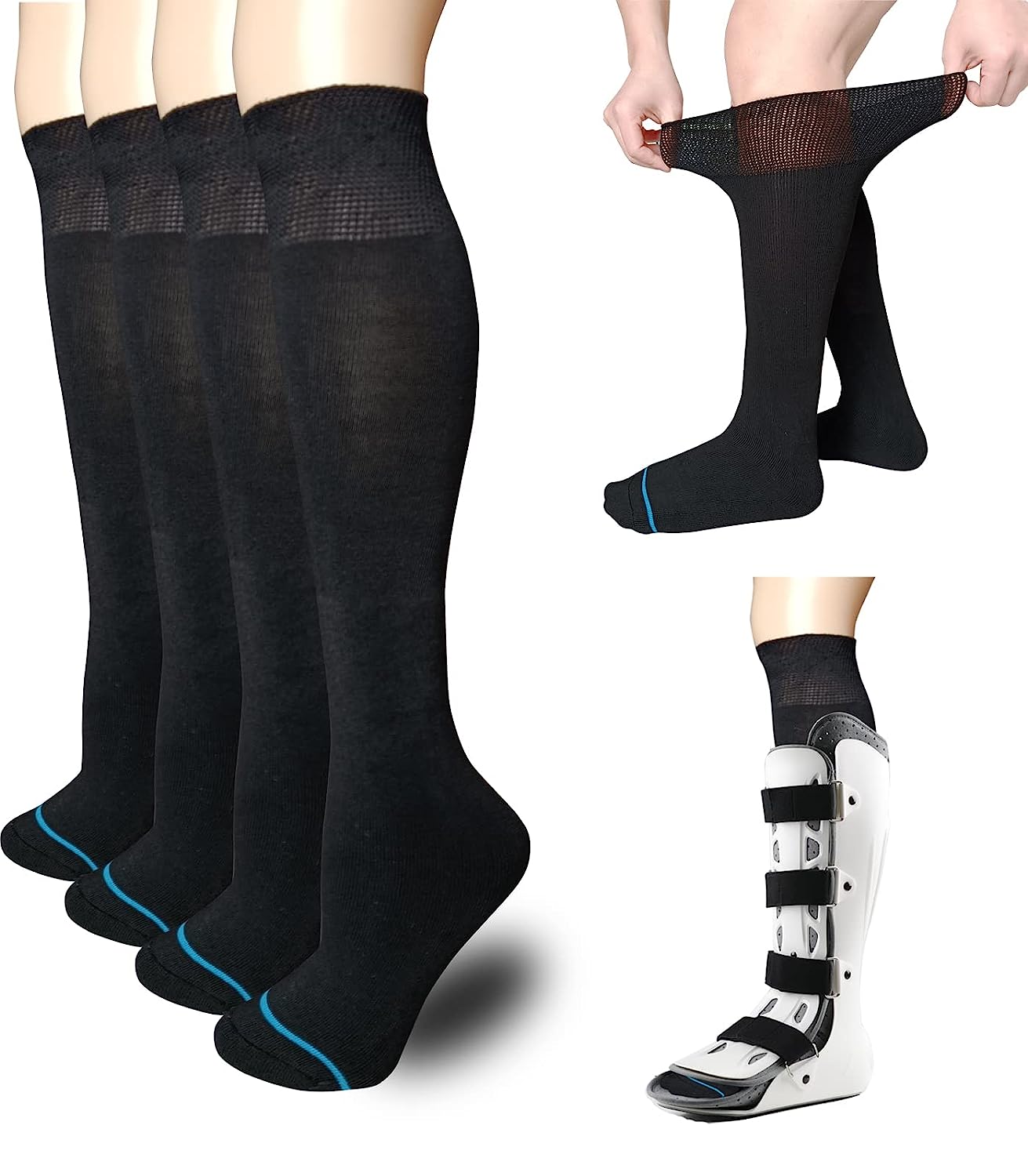 VEIGIKE Walking Boot Socks Replacement Sock Liner for [...]