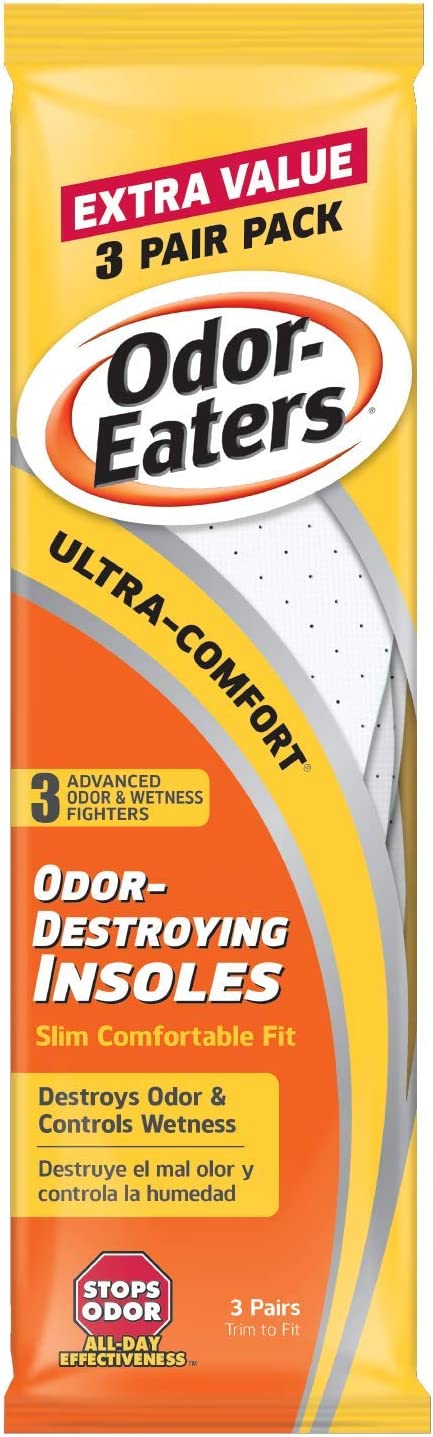 Odor-Eaters Ultra Comfort Insoles, 3 Pairs Per Pack - [...]
