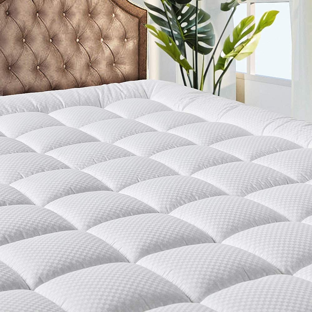 MATBEBY Bedding Quilted Fitted Full Mattress Pad [...]