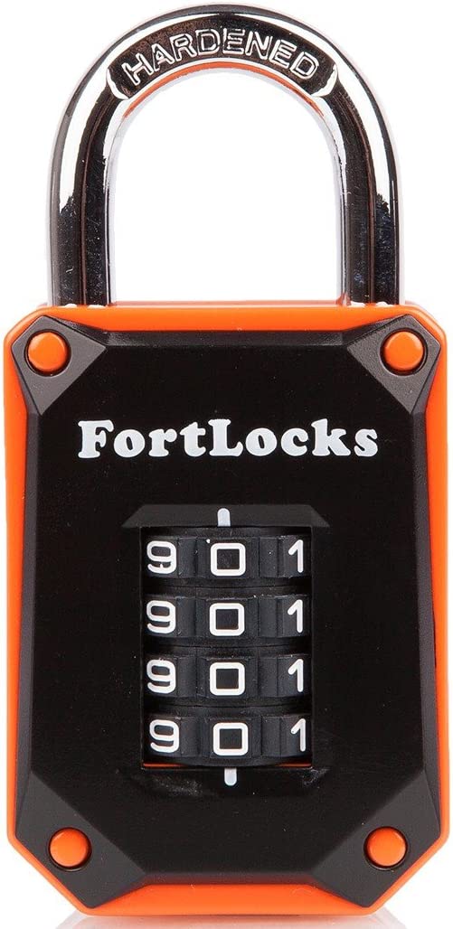 FortLocks Gym Locker Lock - 4 Digit, Heavy Duty, [...]