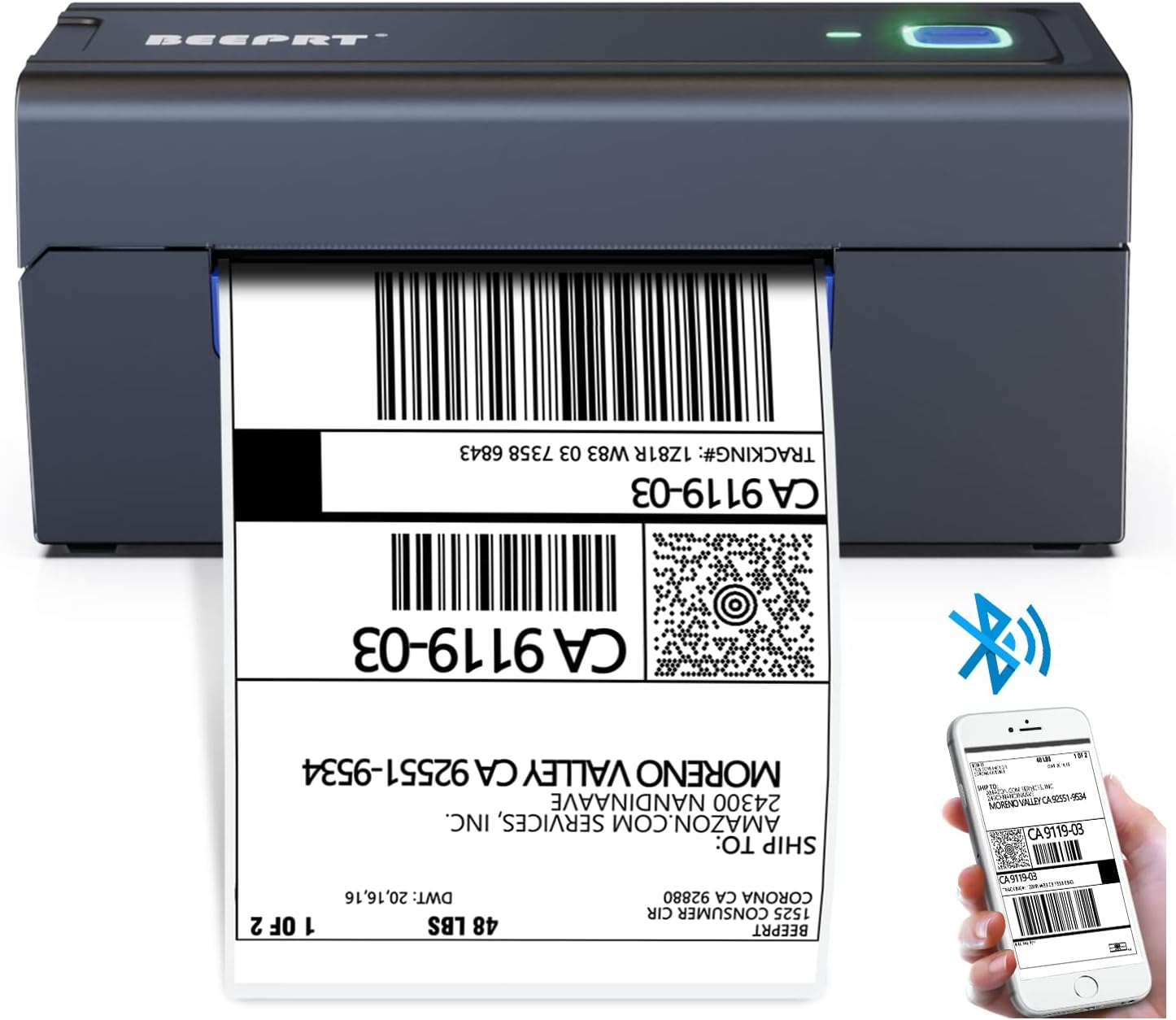beeprt Bluetooth Shipping Label Printer - Wireless 4x6 [...]