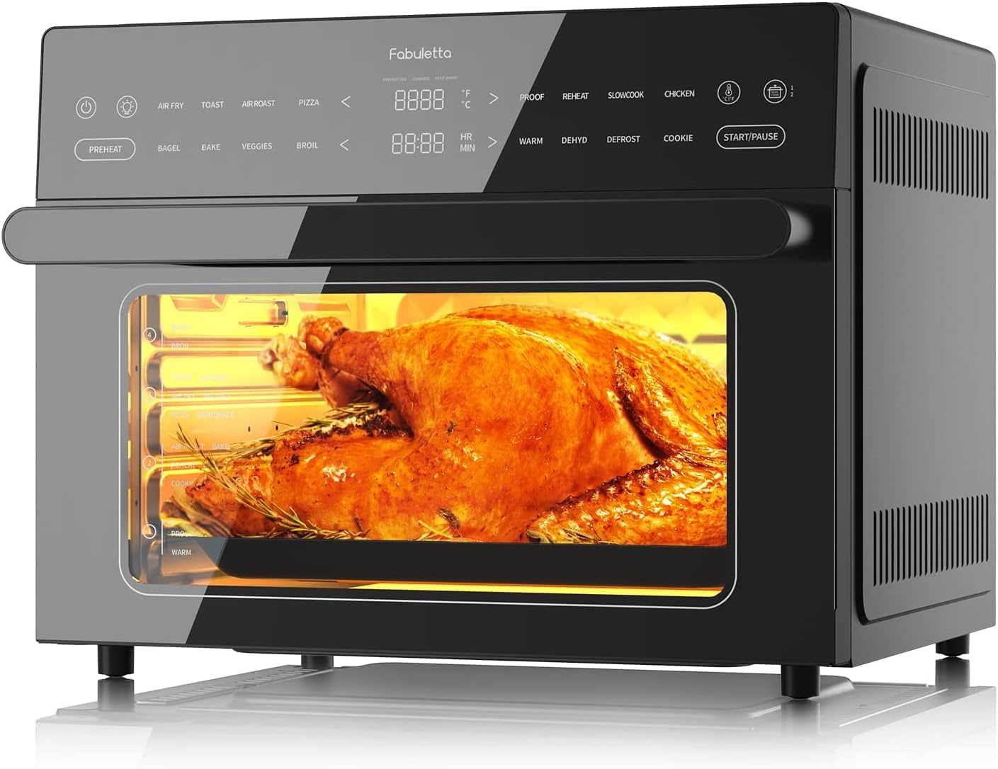 Fabuletta Air Fryer Toaster Oven Combo - 32 QT Large [...]